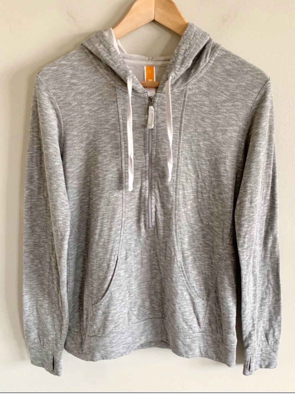 Lucy • half zip athletic sweatshirt jacket small